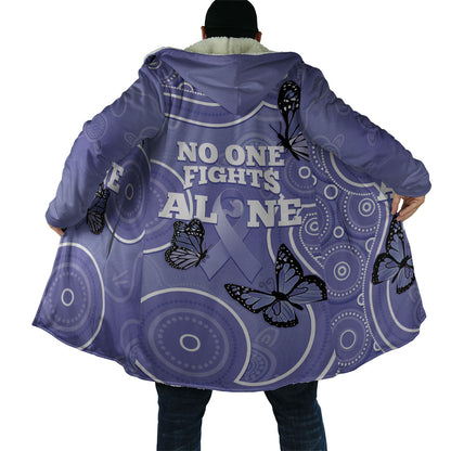 Australia Stomach Cancer Support Cloak No One Fights Alone Aboriginal Art