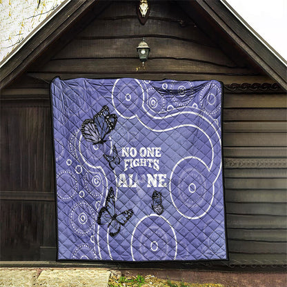 Australia Stomach Cancer Support Quilt No One Fights Alone Aboriginal Art