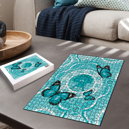 Australia Cervical Cancer Support Puzzle Brave Strong Butterfly Aboriginal Art