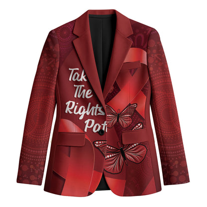 Australia AIDS Support Blazer Take The Rights Path Aboriginal Art