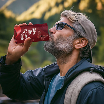Australia AIDS Support 4 in 1 Can Cooler Tumbler Take The Rights Path Aboriginal Art