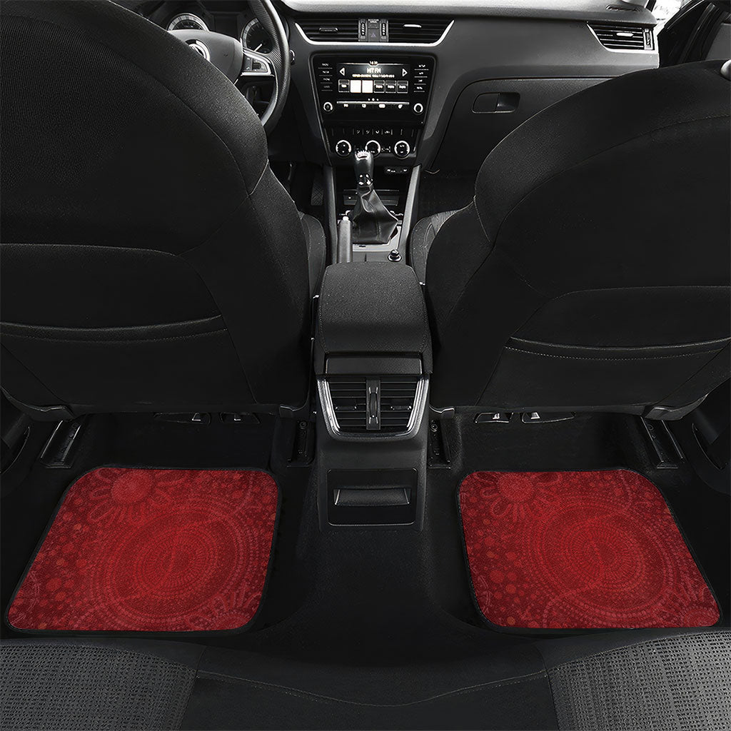 Australia AIDS Support Car Mats Take The Rights Path Aboriginal Art
