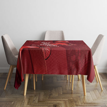 Australia AIDS Support Tablecloth Take The Rights Path Aboriginal Art