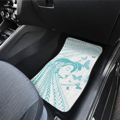 Polynesia Cervical Cancer Support Car Mats Polynesian Women Faith Hope Love