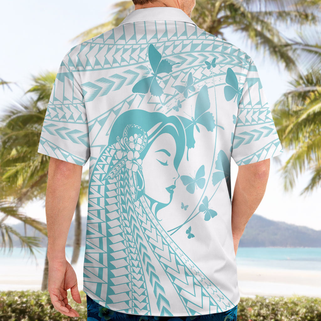 Polynesia Cervical Cancer Support Hawaiian Shirt Polynesian Women Faith Hope Love