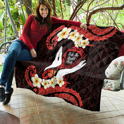 Polynesia AIDS Support Quilt Take The Rights Path Polynesian Pattern