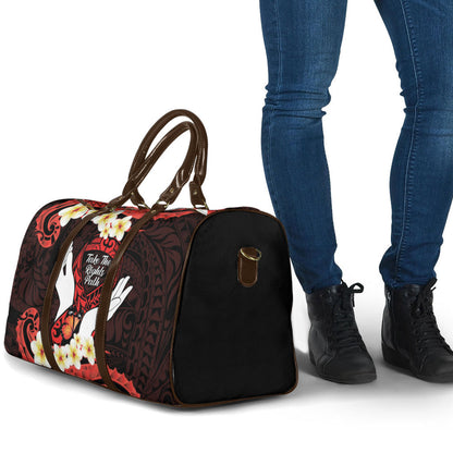 Polynesia AIDS Support Travel Bag Take The Rights Path Polynesian Pattern