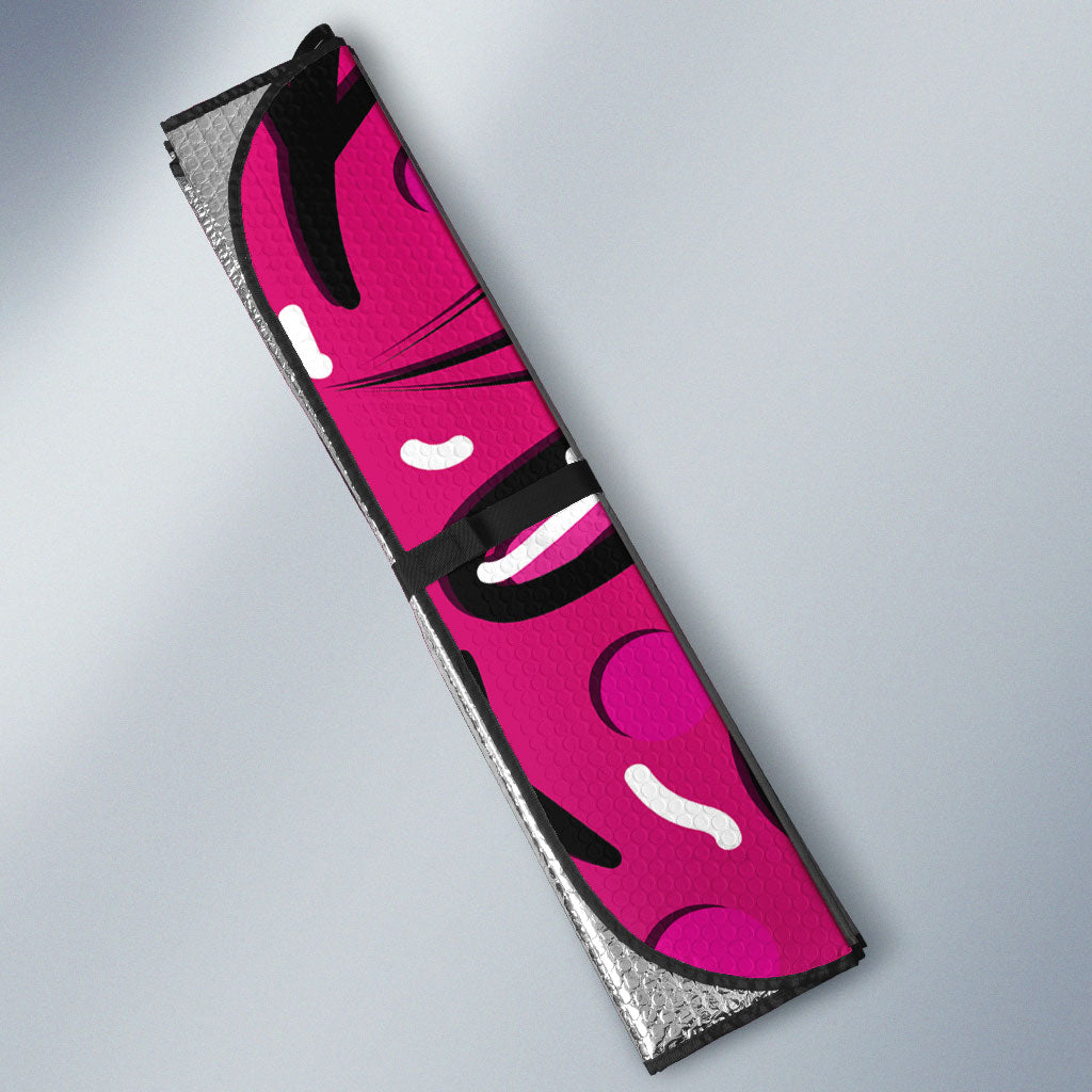 Personalised Australia Breast Cancer Auto Sun Shade Pink Boxing Ribbon Be Strong And Fight On