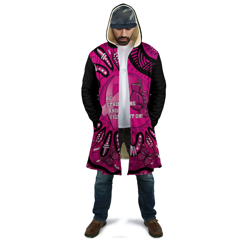 Personalised Australia Breast Cancer Cloak Pink Boxing Ribbon Be Strong And Fight On