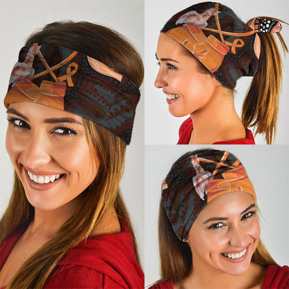 Australia Leukemia Support Neck Gaiter Aussie Cockatoo Fight Boxing Gloves Aboriginal Art