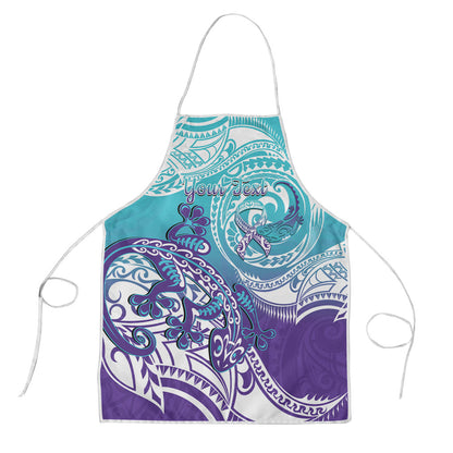 Personalised New Zealand Suicide Prevention Month Apron You Matter NZ Fern With Maori Koru Lizard