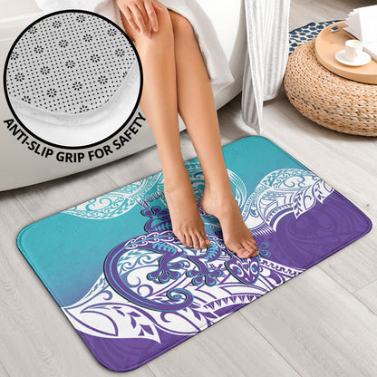 Personalised New Zealand Suicide Prevention Month Bathroom Set You Matter NZ Fern With Maori Koru Lizard