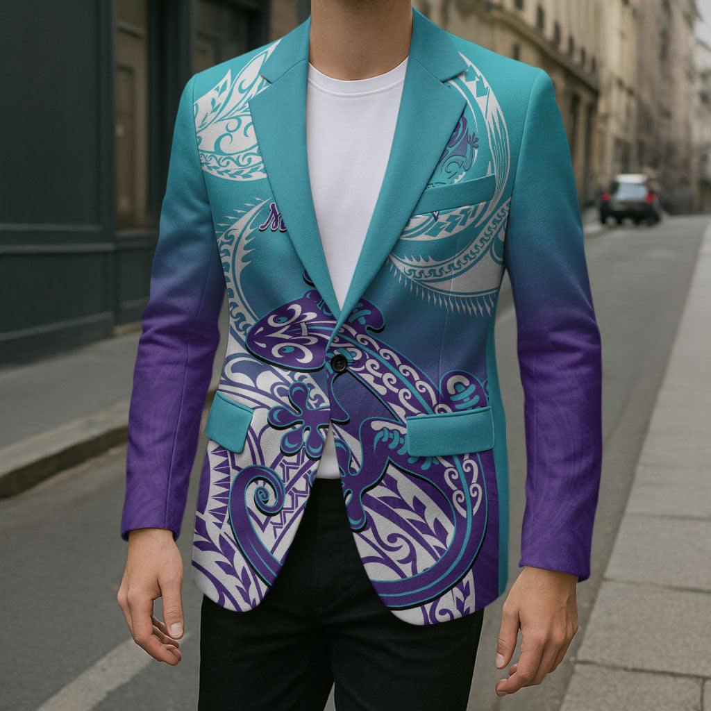 Personalised New Zealand Suicide Prevention Month Blazer You Matter NZ Fern With Maori Koru Lizard