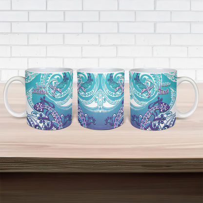 Personalised New Zealand Suicide Prevention Month Ceramic Mug You Matter NZ Fern With Maori Koru Lizard
