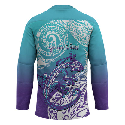 Personalised New Zealand Suicide Prevention Month Hockey Jersey You Matter NZ Fern With Maori Koru Lizard