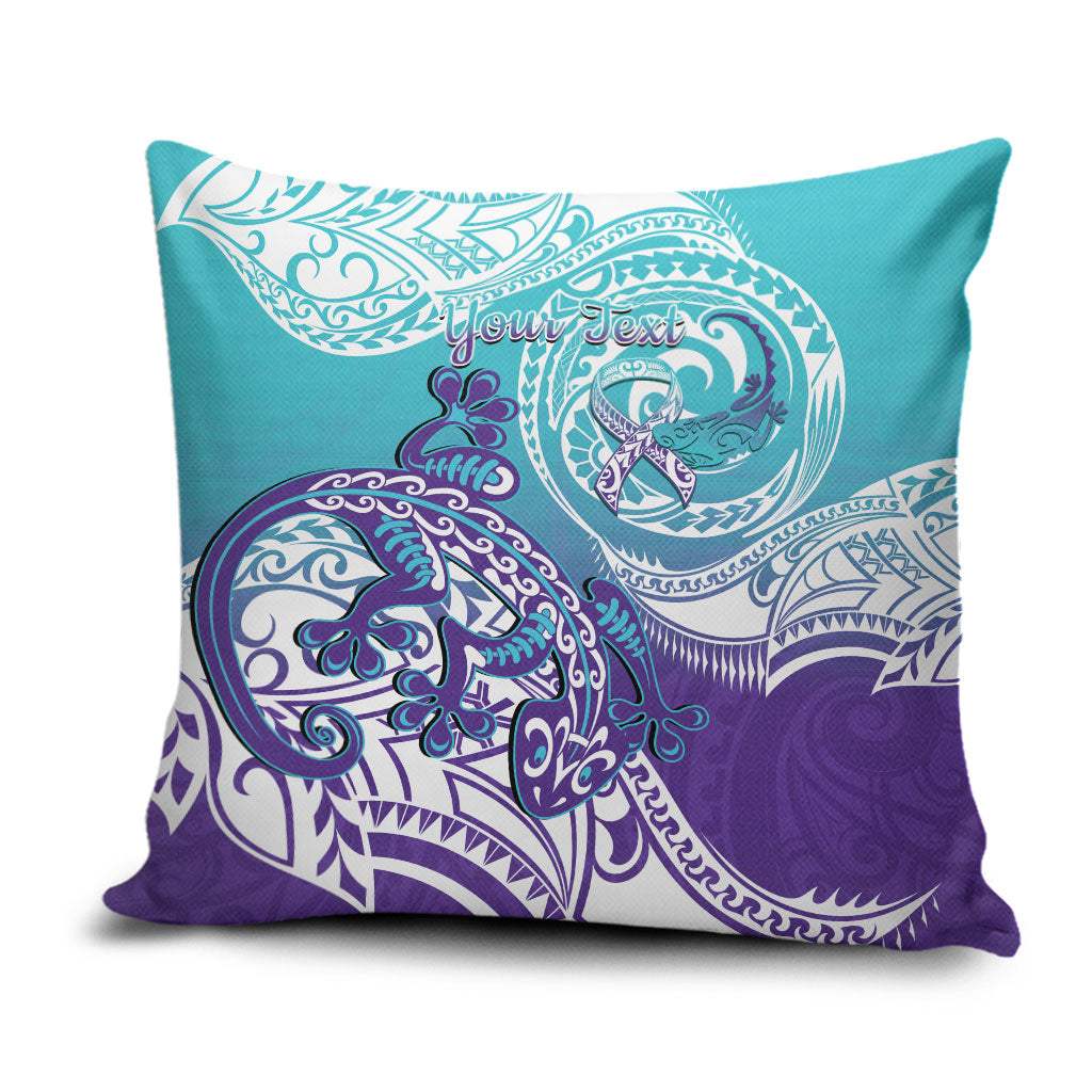 Personalised New Zealand Suicide Prevention Month Pillow Cover You Matter NZ Fern With Maori Koru Lizard