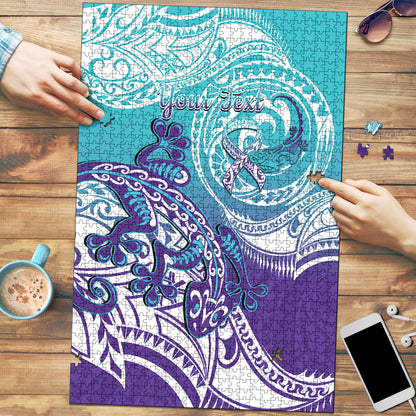 Personalised New Zealand Suicide Prevention Month Puzzle You Matter NZ Fern With Maori Koru Lizard