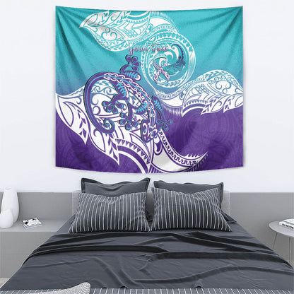 Personalised New Zealand Suicide Prevention Month Tapestry You Matter NZ Fern With Maori Koru Lizard
