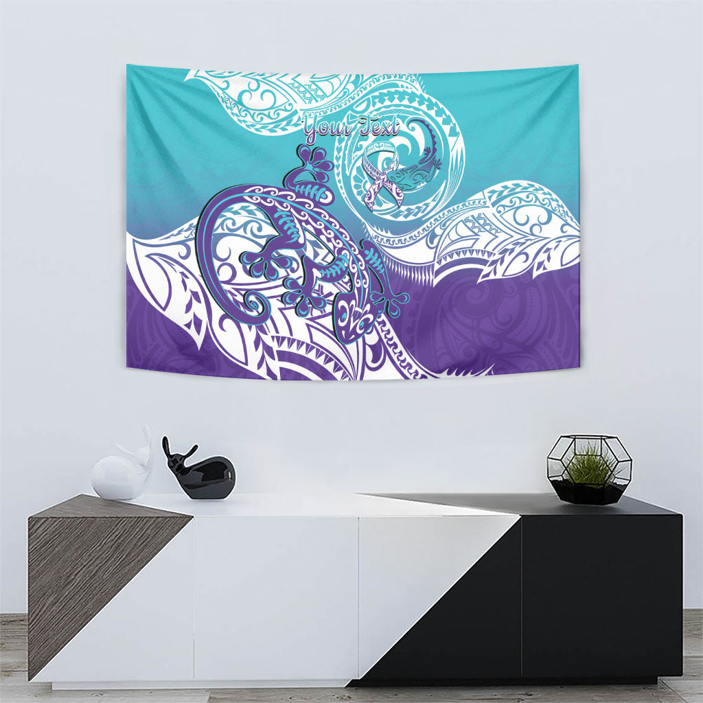 Personalised New Zealand Suicide Prevention Month Tapestry You Matter NZ Fern With Maori Koru Lizard