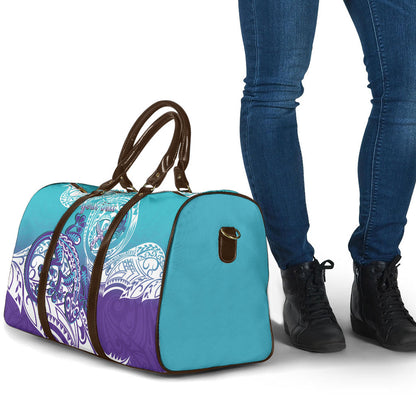 Personalised New Zealand Suicide Prevention Month Travel Bag You Matter NZ Fern With Maori Koru Lizard