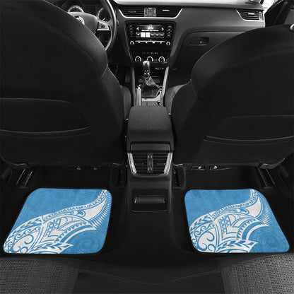 Personalised New Zealand Autism Support Car Mats NZ Fern With Maori Koru Lizard