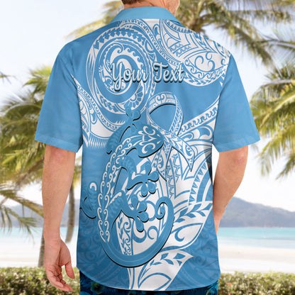 Personalised New Zealand Autism Support Hawaiian Shirt NZ Fern With Maori Koru Lizard