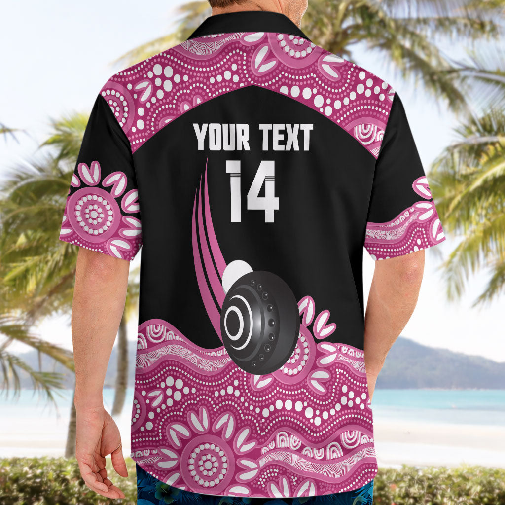 Bowls Australia Breast Cancer Custom Hawaiian Shirt Think Pink Aboriginal Art