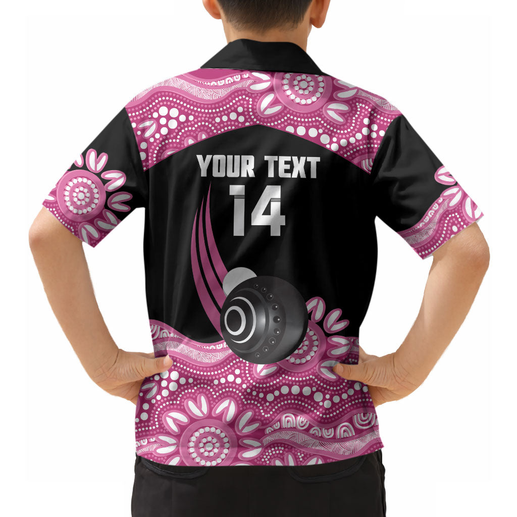 Bowls Australia Breast Cancer Custom Hawaiian Shirt Think Pink Aboriginal Art