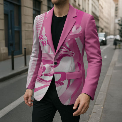 Australia Rugby Breast Cancer Personalised Blazer Brave Strong Pink Ribbon Sporty Style