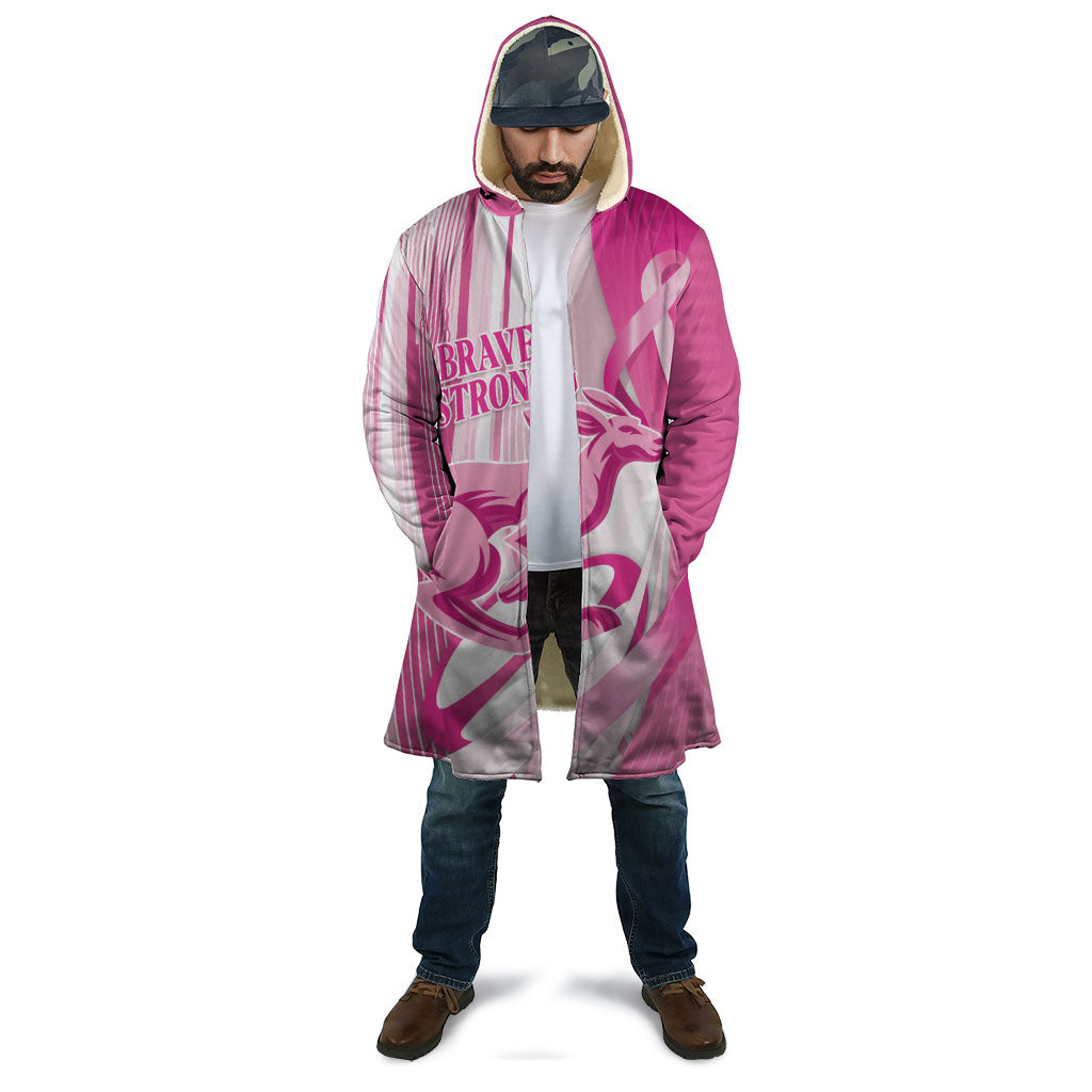Australia Rugby Breast Cancer Personalised Cloak Brave Strong Pink Ribbon Sporty Style