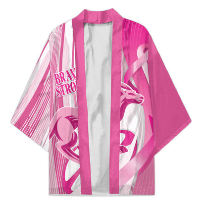Australia Rugby Breast Cancer Personalised Kimono Brave Strong Pink Ribbon Sporty Style
