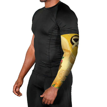 Polynesia Childhood Cancer Support Arm Sleeves Be Bold Go Gold Polynesian Art
