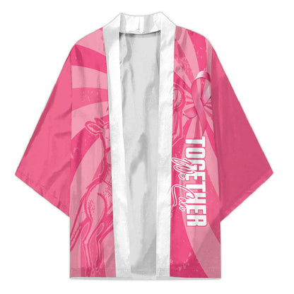 Australia Netball Breast Cancer Personalised Kimono Aussie Kangaroo Together We Can