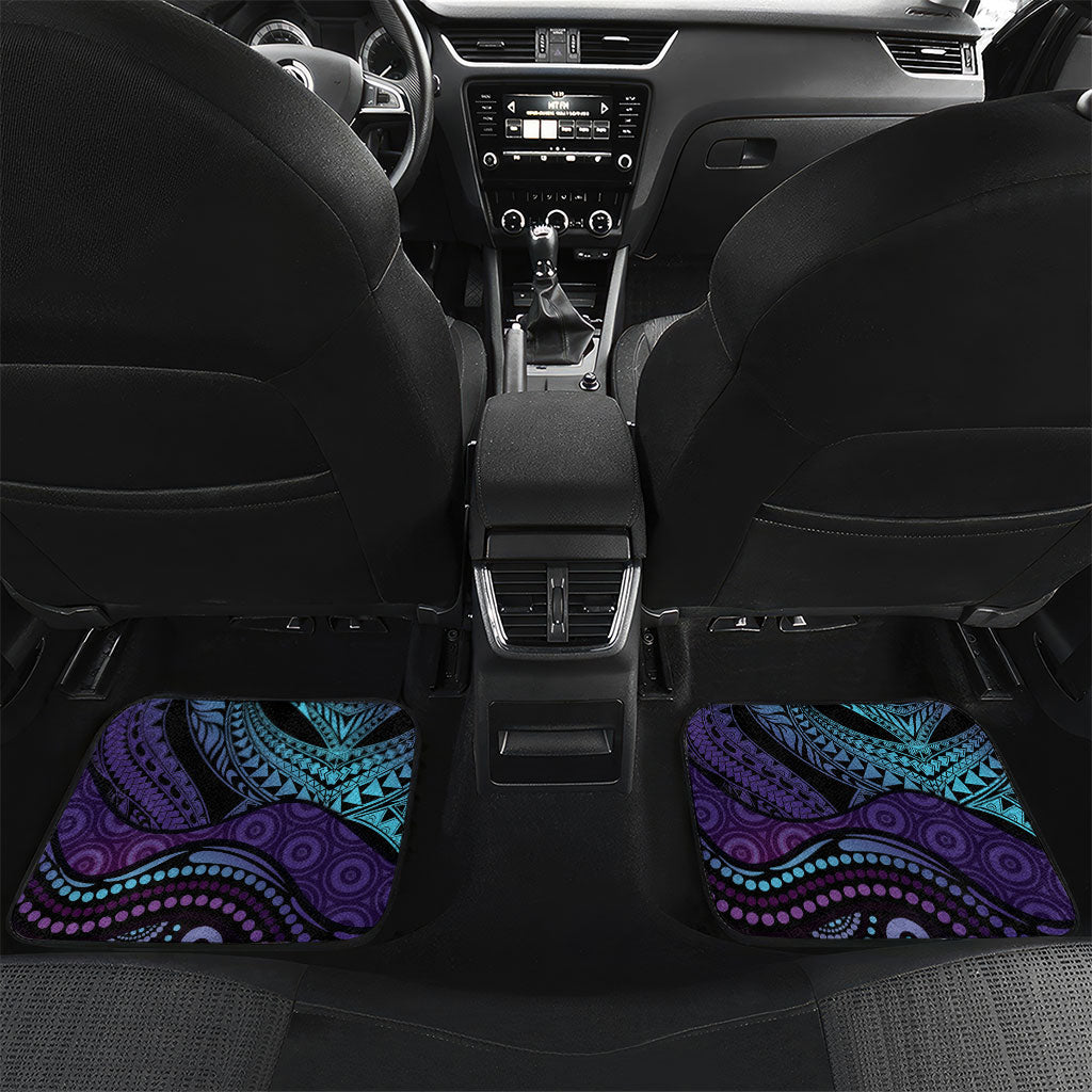 You Matter Suicide Prevention Car Mats Butterfly Aboriginal Mix Polynesian Pattern