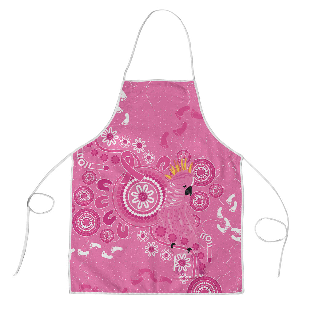 Pink Ribbon Australia Apron Breast Cancer Support Aboriginal Cacatua leadbeateri