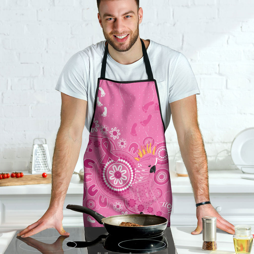 Pink Ribbon Australia Apron Breast Cancer Support Aboriginal Cacatua leadbeateri
