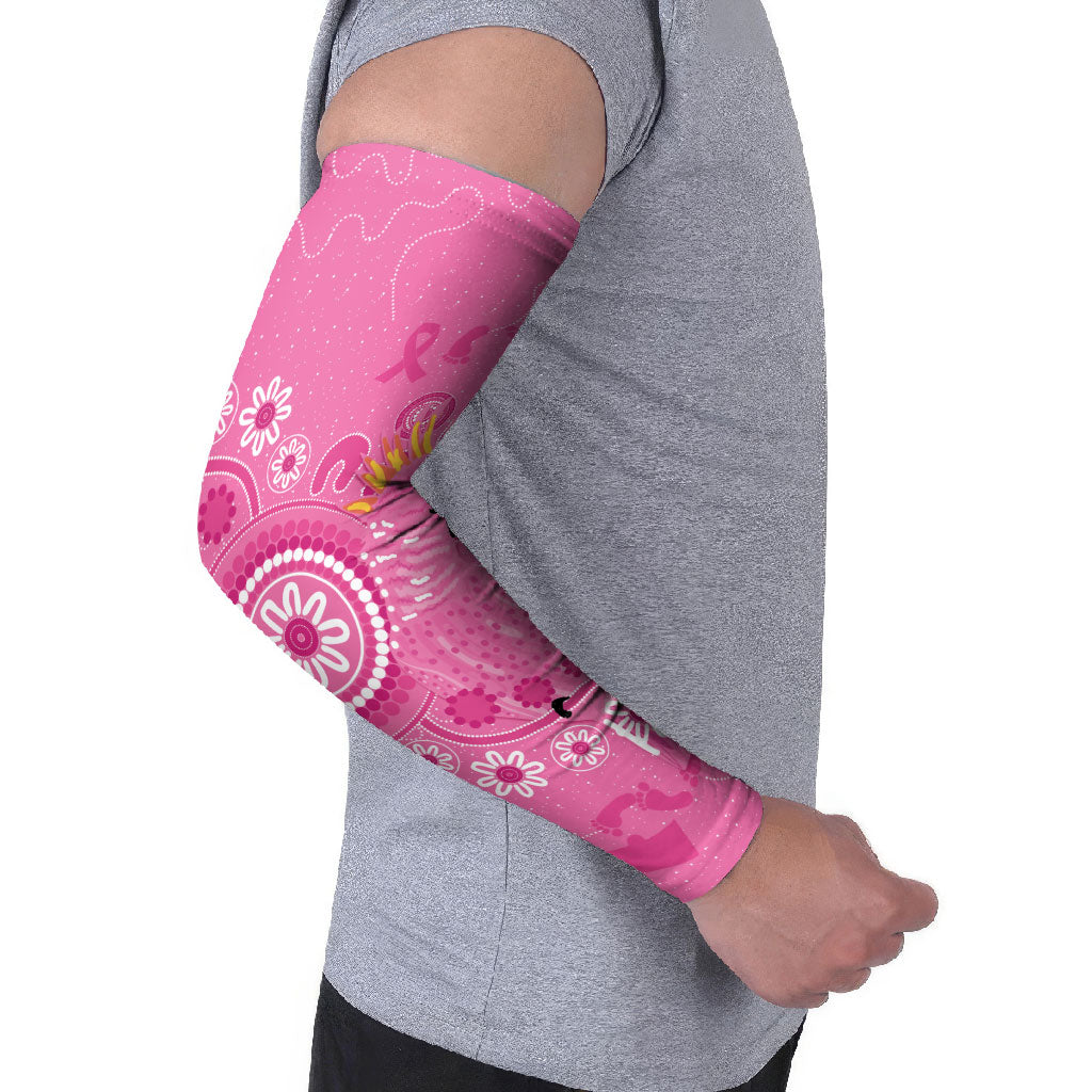Pink Ribbon Australia Arm Sleeves Breast Cancer Support Aboriginal Cacatua leadbeateri