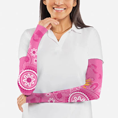 Pink Ribbon Australia Arm Sleeves Breast Cancer Support Aboriginal Cacatua leadbeateri