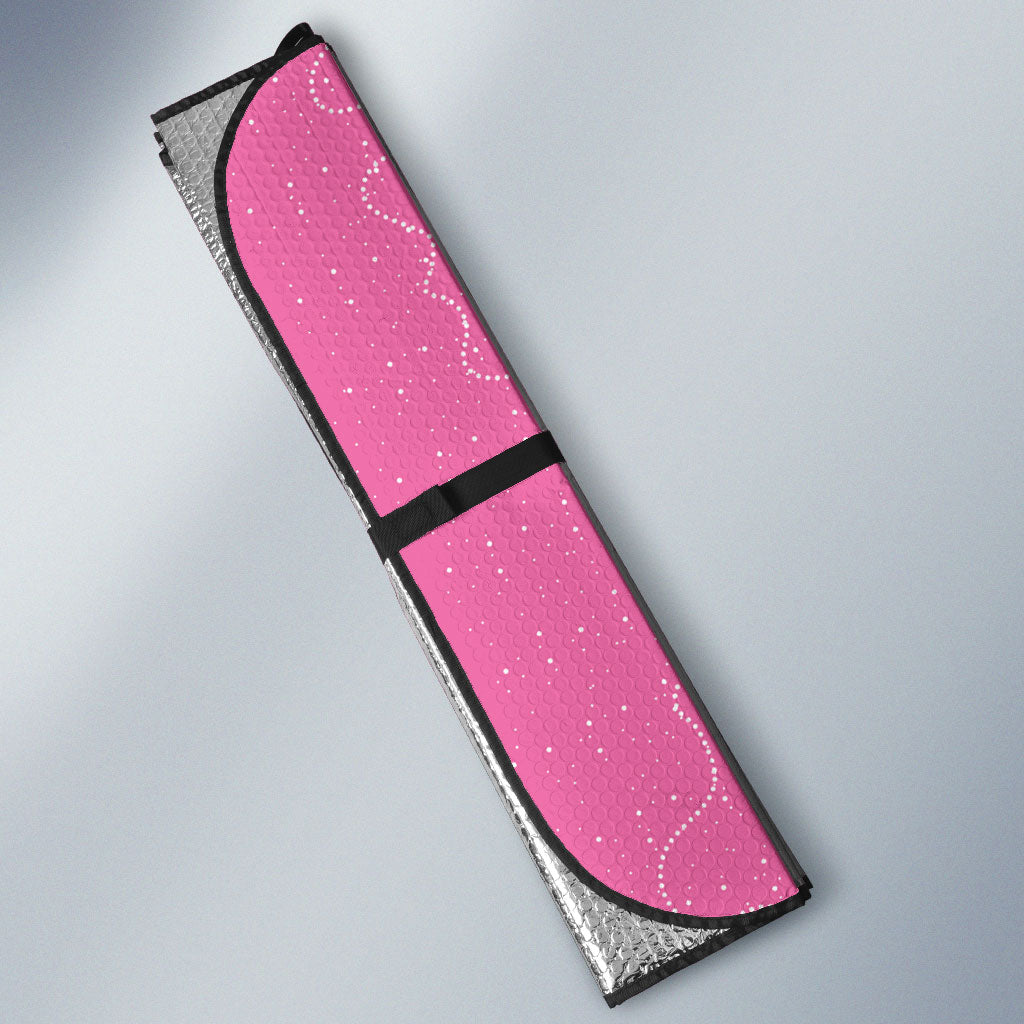 Pink Ribbon Australia Auto Sun Shade Breast Cancer Support Aboriginal Cacatua leadbeateri