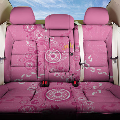 Pink Ribbon Australia Back Car Seat Cover Breast Cancer Support Aboriginal Cacatua leadbeateri