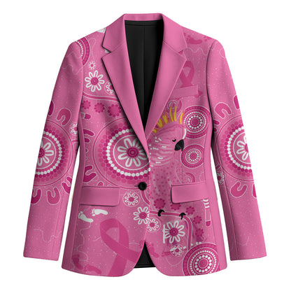 Pink Ribbon Australia Blazer Breast Cancer Support Aboriginal Cacatua leadbeateri