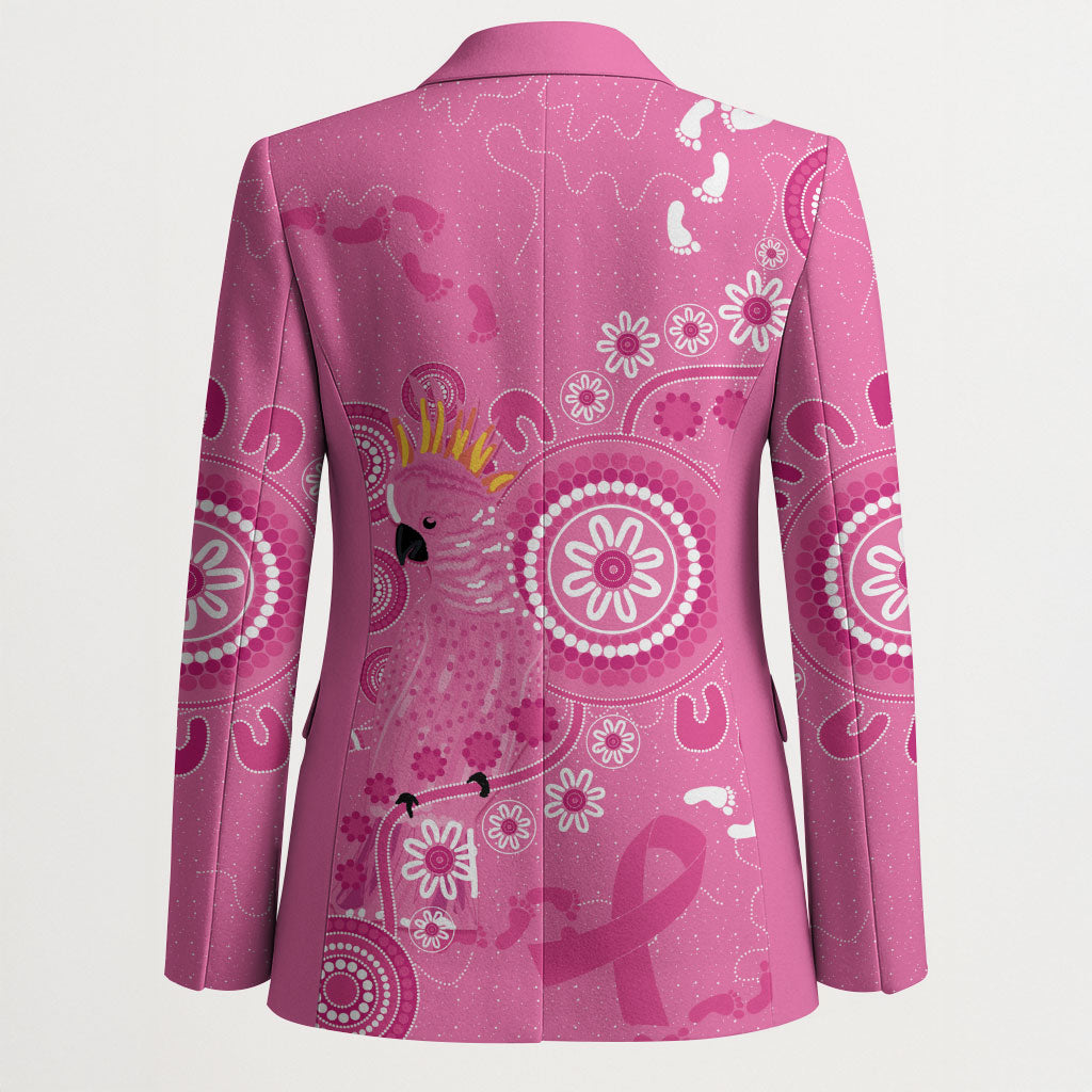 Pink Ribbon Australia Blazer Breast Cancer Support Aboriginal Cacatua leadbeateri