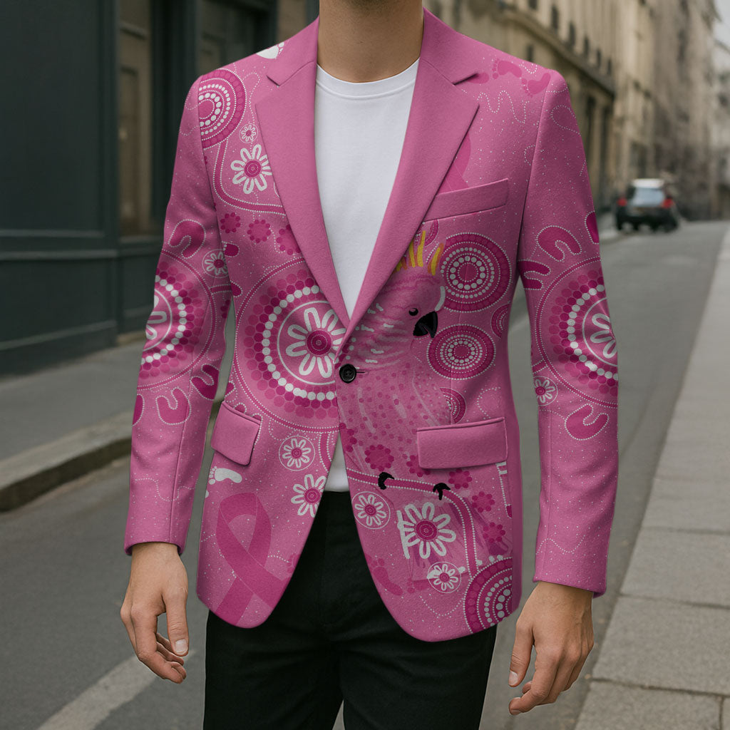Pink Ribbon Australia Blazer Breast Cancer Support Aboriginal Cacatua leadbeateri