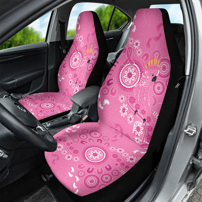Pink Ribbon Australia Car Seat Cover Breast Cancer Support Aboriginal Cacatua leadbeateri