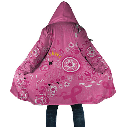 Pink Ribbon Australia Cloak Breast Cancer Support Aboriginal Cacatua leadbeateri