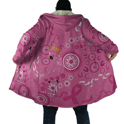 Pink Ribbon Australia Cloak Breast Cancer Support Aboriginal Cacatua leadbeateri