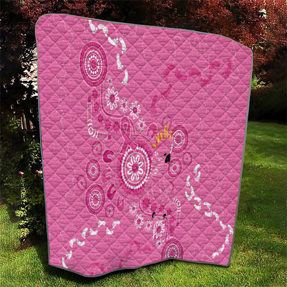 Pink Ribbon Australia Quilt Breast Cancer Support Aboriginal Cacatua leadbeateri