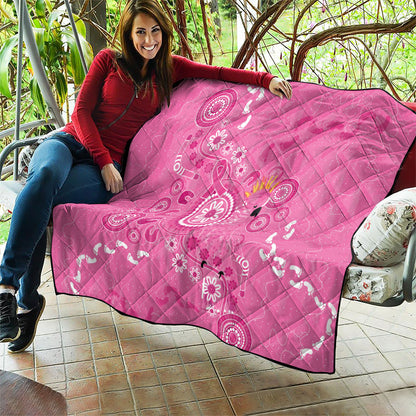 Pink Ribbon Australia Quilt Breast Cancer Support Aboriginal Cacatua leadbeateri