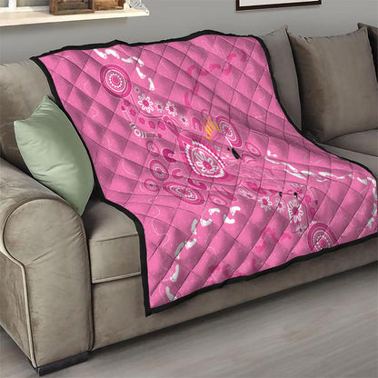 Pink Ribbon Australia Quilt Breast Cancer Support Aboriginal Cacatua leadbeateri