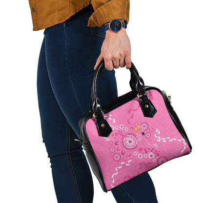 Pink Ribbon Australia Shoulder Handbag Breast Cancer Support Aboriginal Cacatua leadbeateri